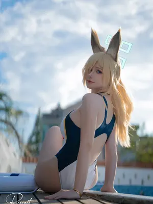 前羽_rr - 碧蓝档案 尾形康娜 竞泳_16