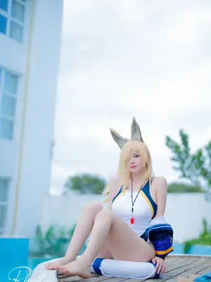 前羽_rr - 碧蓝档案 尾形康娜 竞泳_42