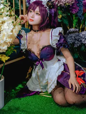 MingMiho - Mona Maid Genshin Impact_17