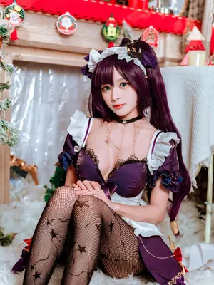 MingMiho - Mona Maid Genshin Impact_02