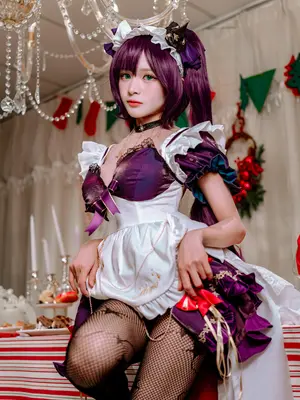 MingMiho - Mona Maid Genshin Impact_10