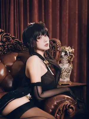 如月灰 - 碧蓝航线 镇海旗袍_02