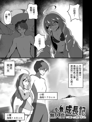 (C104)[もらるぎあ (moralgear)] 豊かな無人島成長記 [中国翻訳]_02
