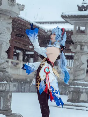 虎森森 - 原神 甘雨 雪景_20