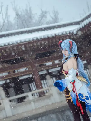 虎森森 - 原神 甘雨 雪景_10