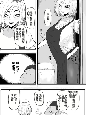 [カブト3号 (アデシ)] 隣の底なし性欲の人妻さん｜隔壁的欲望無底洞的人妻小姐&nbsp;&nbsp;[中国翻訳]_03