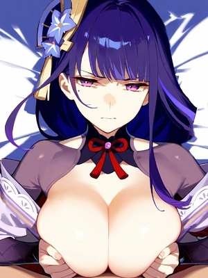 [junichoon] [PIXIV 200407] 雷電 [AI Generated] [無修正]_raiden shogun (09)