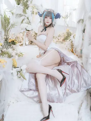 兔胖胖 - 柴郡 礼服_28