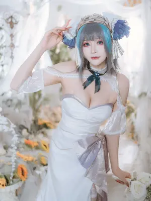 兔胖胖 - 柴郡 礼服_32