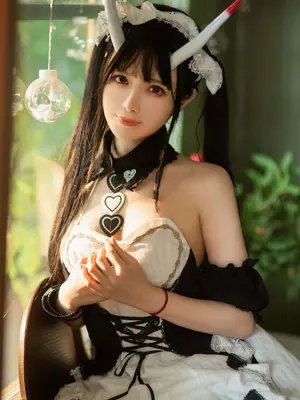 Shika小鹿鹿 - 能代女仆_36
