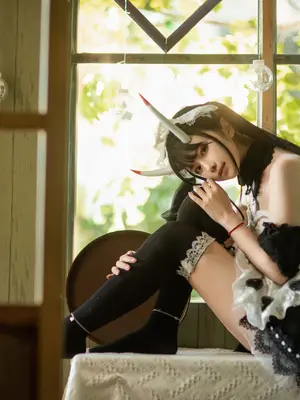 Shika小鹿鹿 - 能代女仆_28