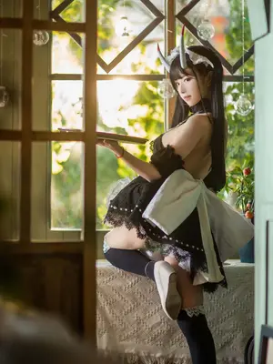 Shika小鹿鹿 - 能代女仆_26