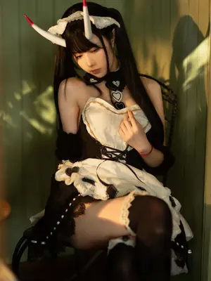 Shika小鹿鹿 - 能代女仆_20