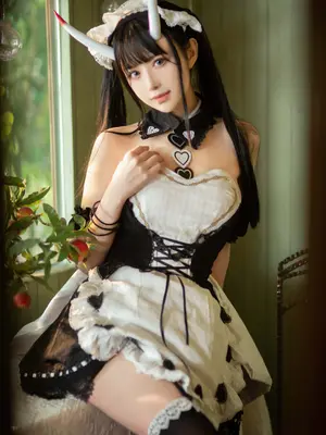 Shika小鹿鹿 - 能代女仆_25