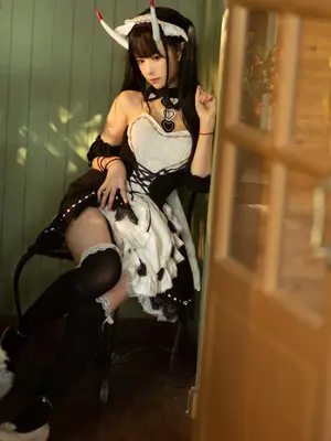 Shika小鹿鹿 - 能代女仆_19