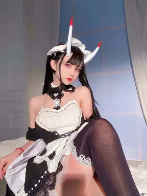 Shika小鹿鹿 - 能代女仆_40