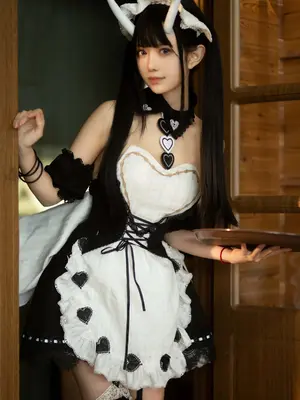 Shika小鹿鹿 - 能代女仆_09