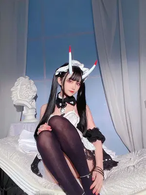 Shika小鹿鹿 - 能代女仆_42