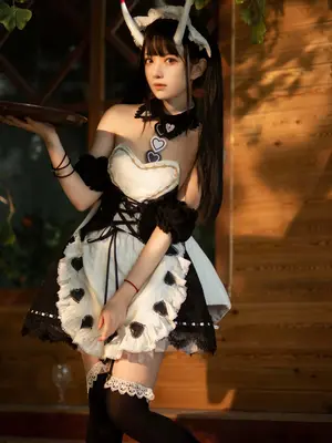 Shika小鹿鹿 - 能代女仆_06