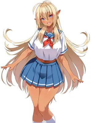 [朝風の雫 (朝風あびす)] 都合の良すぎるふたなりダークエルフJKが逆異世界転移してきた件 [羽喵个人翻译]_179