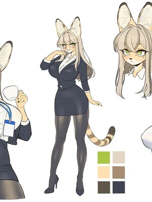 [单推福瑞汉化x五失其二] [Strong Bana] The Sexretary's Work | 秘书的工作_21