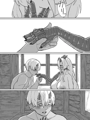 [採掘基地 (篝町狐懐)] あの夜が一番の幸せだったから 迫害竜娘と限界殺し屋 人語忘れて獣エッチ [DL版]_32