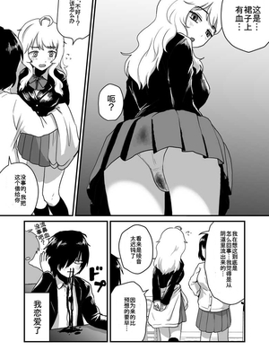 [男の子で遊ぼう (遊亀こねふ)] 彼女の経血舐めたい! [中国翻訳]_04