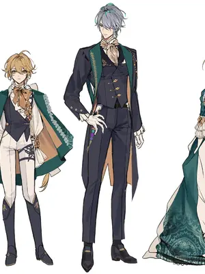 [Pcrow] Royal AU Alhaitham x Aether x Childe - 皇室AU：海空公空 [呵呵汉化]_14