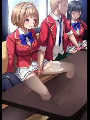 [妄想Caution (ダイアル)] かくれてスカートの中を好き放題弄られてるCG集 [薪炎gpt机翻]_055