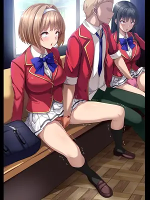 [妄想Caution (ダイアル)] かくれてスカートの中を好き放題弄られてるCG集 [薪炎gpt机翻]_118