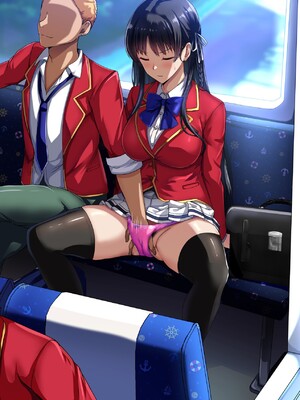 [妄想Caution (ダイアル)] かくれてスカートの中を好き放題弄られてるCG集 [薪炎gpt机翻]_180