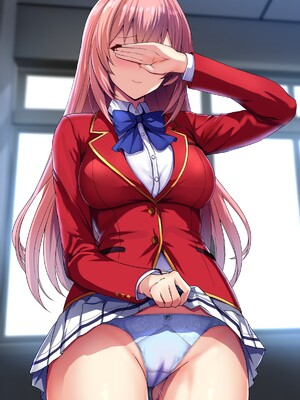 [妄想Caution (ダイアル)] かくれてスカートの中を好き放題弄られてるCG集 [薪炎gpt机翻]_280