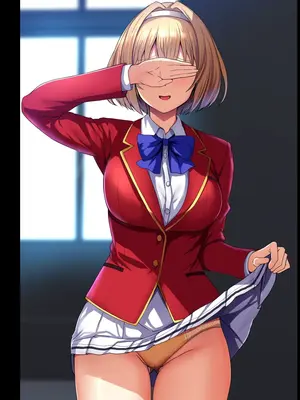 [妄想Caution (ダイアル)] かくれてスカートの中を好き放題弄られてるCG集 [薪炎gpt机翻]_081