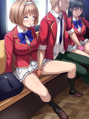 [妄想Caution (ダイアル)] かくれてスカートの中を好き放題弄られてるCG集 [薪炎gpt机翻]_257