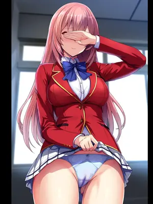 [妄想Caution (ダイアル)] かくれてスカートの中を好き放題弄られてるCG集 [薪炎gpt机翻]_080