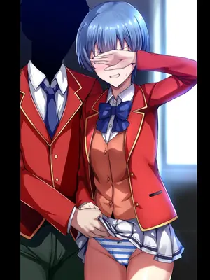 [妄想Caution (ダイアル)] かくれてスカートの中を好き放題弄られてるCG集 [薪炎gpt机翻]_079