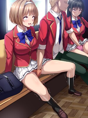 [妄想Caution (ダイアル)] かくれてスカートの中を好き放題弄られてるCG集 [薪炎gpt机翻]_258