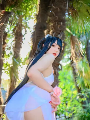 Natsuko夏夏子 - 碧蓝航线 比叡 泳装_36