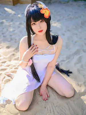 Natsuko夏夏子 - 碧蓝航线 比叡 泳装_21