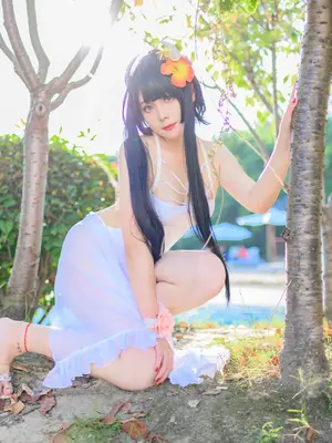 Natsuko夏夏子 - 碧蓝航线 比叡 泳装_33