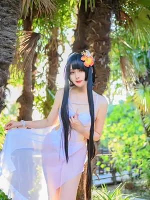 Natsuko夏夏子 - 碧蓝航线 比叡 泳装_34