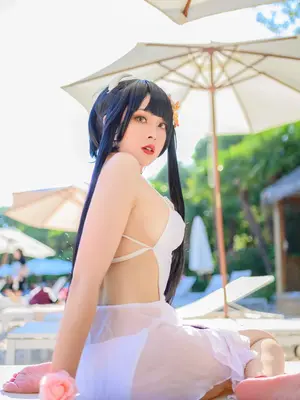 Natsuko夏夏子 - 碧蓝航线 比叡 泳装_26