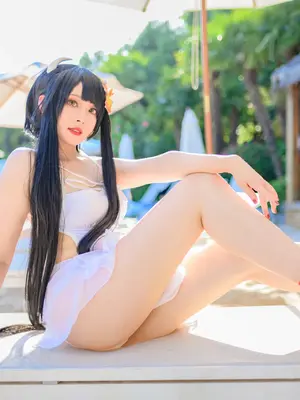 Natsuko夏夏子 - 碧蓝航线 比叡 泳装_27