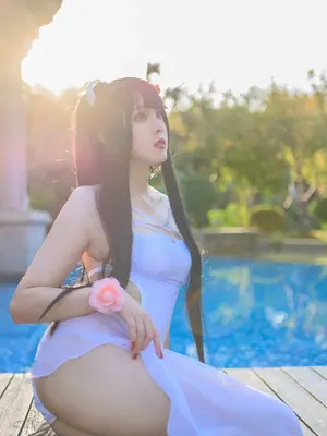 Natsuko夏夏子 - 碧蓝航线 比叡 泳装_51