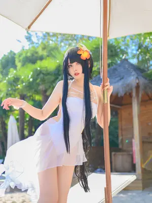 Natsuko夏夏子 - 碧蓝航线 比叡 泳装_08