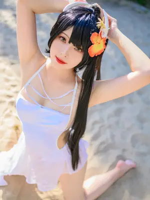 Natsuko夏夏子 - 碧蓝航线 比叡 泳装_22