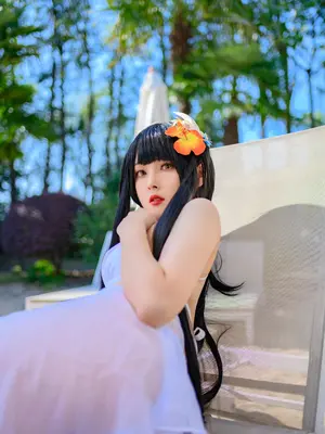 Natsuko夏夏子 - 碧蓝航线 比叡 泳装_06