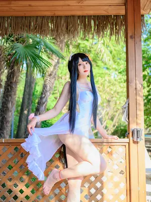 Natsuko夏夏子 - 碧蓝航线 比叡 泳装_15