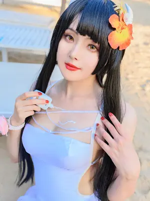 Natsuko夏夏子 - 碧蓝航线 比叡 泳装_43