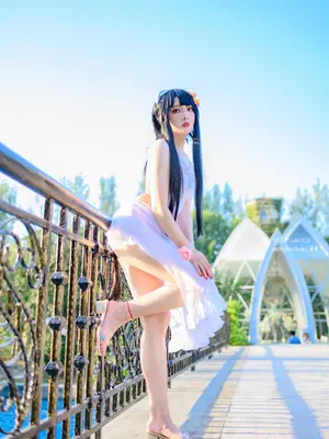 Natsuko夏夏子 - 碧蓝航线 比叡 泳装_38